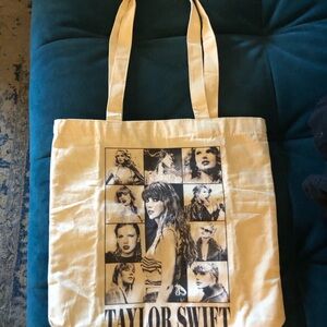 Taylor Swift Cream Tote Bag